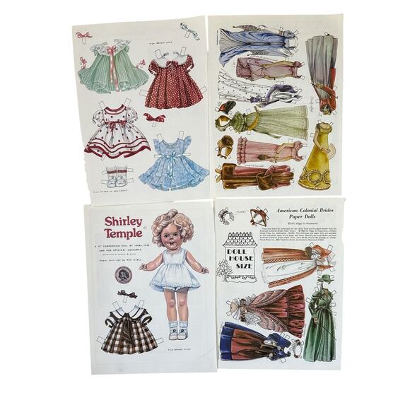 Doll Reader Magazine Assorted Collection of Paper Doll, Dolls, Clothing 1982 - Picture 2 of 2